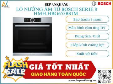 LÒ NƯỚNG ÂM TỦ 71L - 60CM HMH.HBG655BS1M - Germany